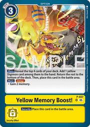Yellow Memory Boost! · Reprint P-037
