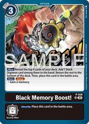 Black Memory Boost! · Reprint P-039