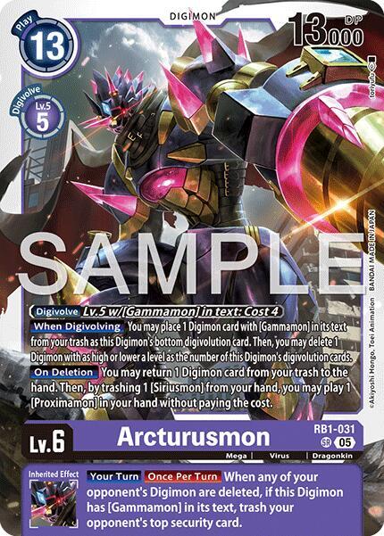 Arcturusmon Card Front