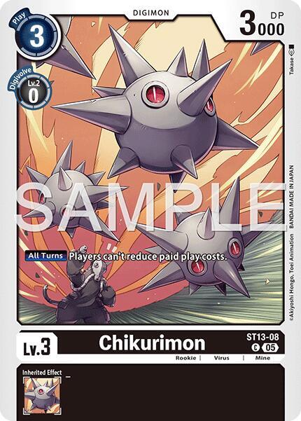 Chikurimon Card Front