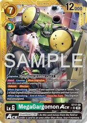 MegaGargomon ACE · Gold Border ST17-08g