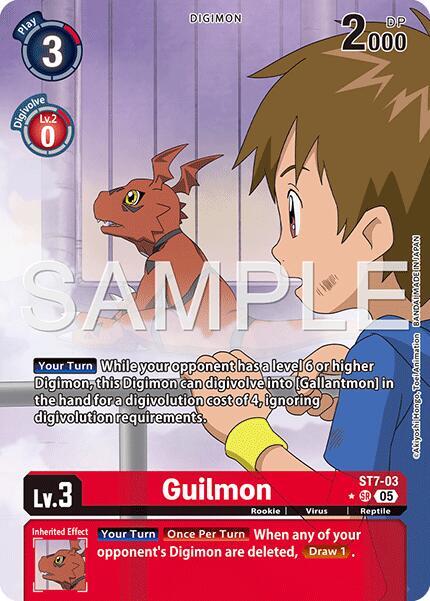 Guilmon Card Front
