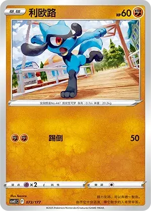 Riolu Card Front