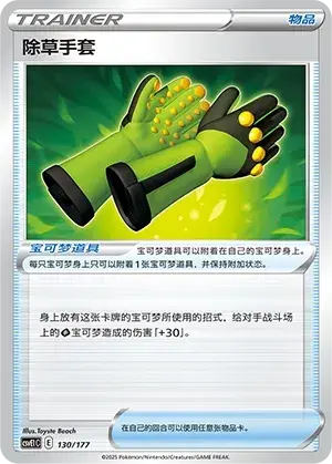 Weeding Gloves Card Front