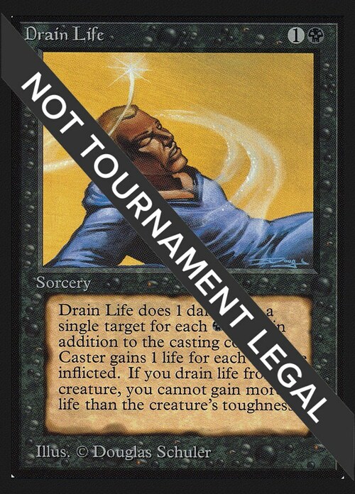 Drain Life Card Front