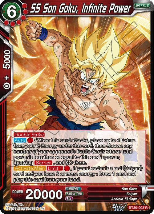 SS Son Goku, Infinite Power Frente