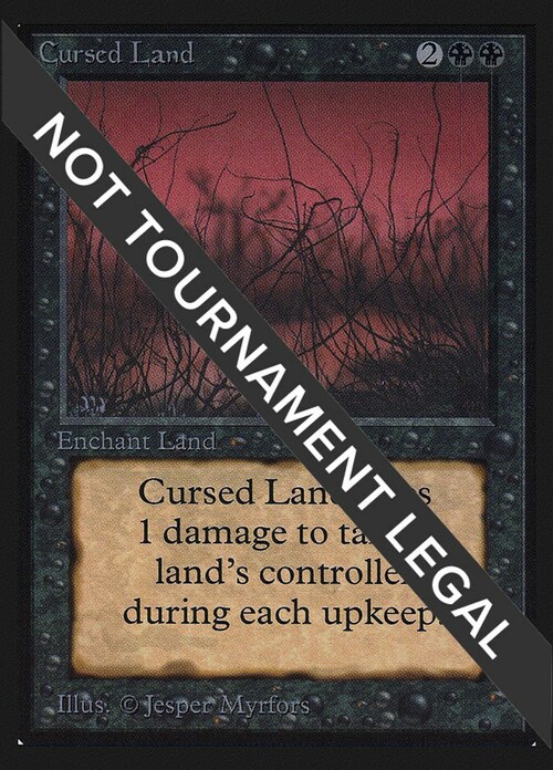 Cursed Land Card Front