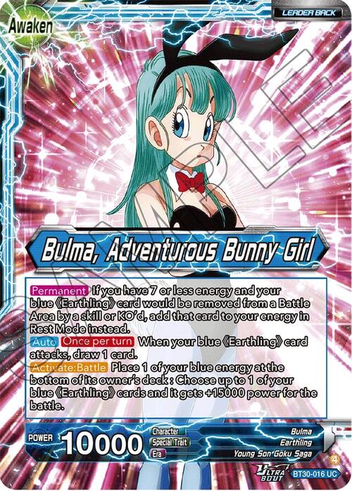 Bulma // Bulma, Adventurous Bunny Girl Frente