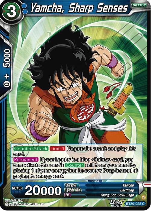 Yamcha, Sharp Senses Card Front