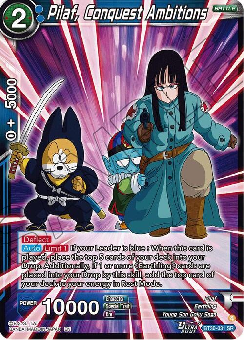 Pilaf, Conquest Ambitions Card Front
