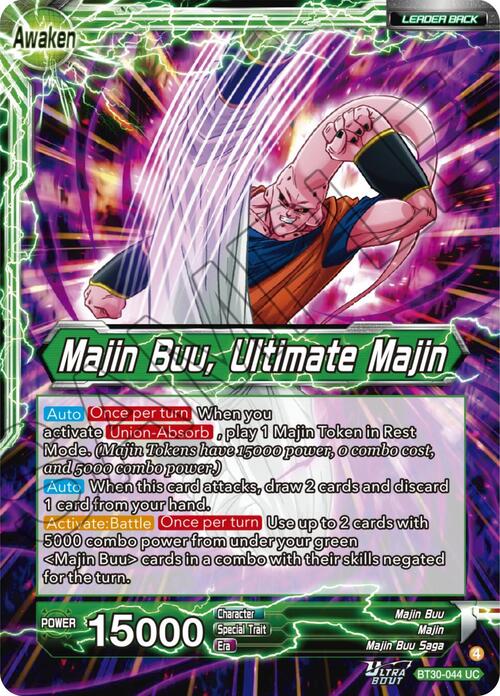 Majin Buu // Majin Buu, Ultimate Majin Frente
