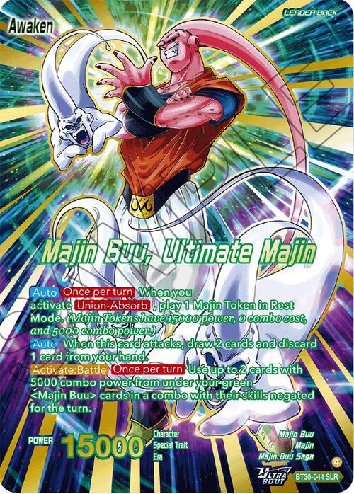 Majin Buu // Majin Buu, Ultimate Majin Card Front