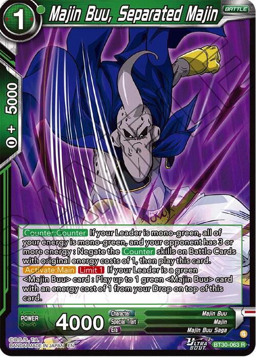 Majin Buu, Separated Majin Frente