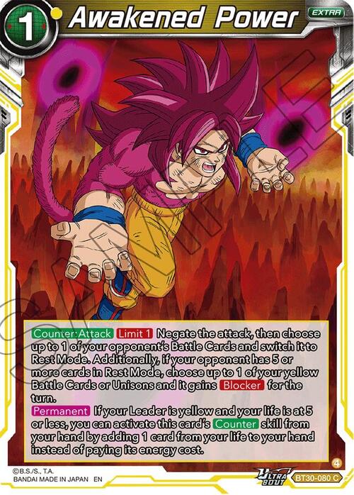 Awakened Power Card Front