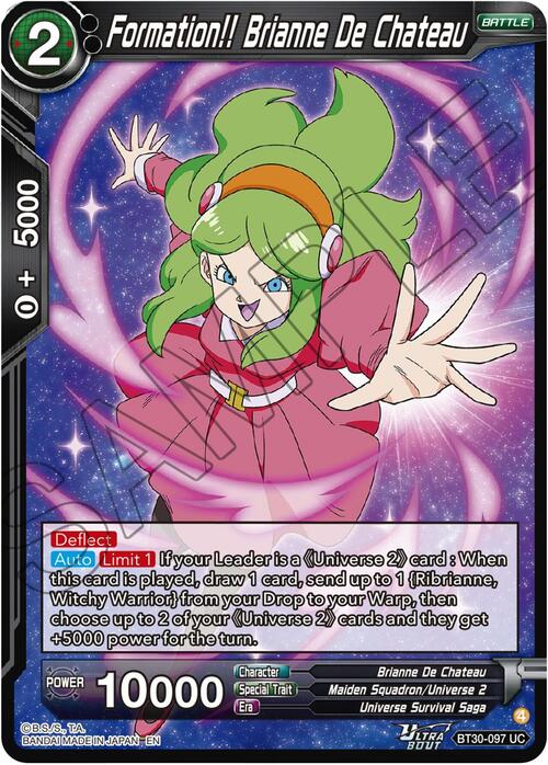 Formation!! Brianne De Chateau Card Front