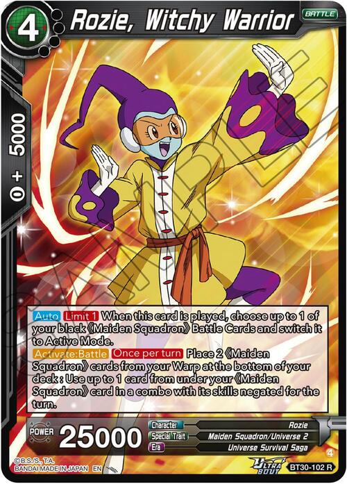 Rozie, Witchy Warrior Frente