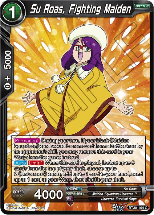 Su Roas, Fighting Maiden Frente