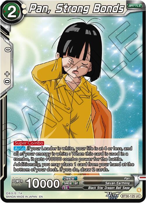 Pan, Strong Bonds Card Front