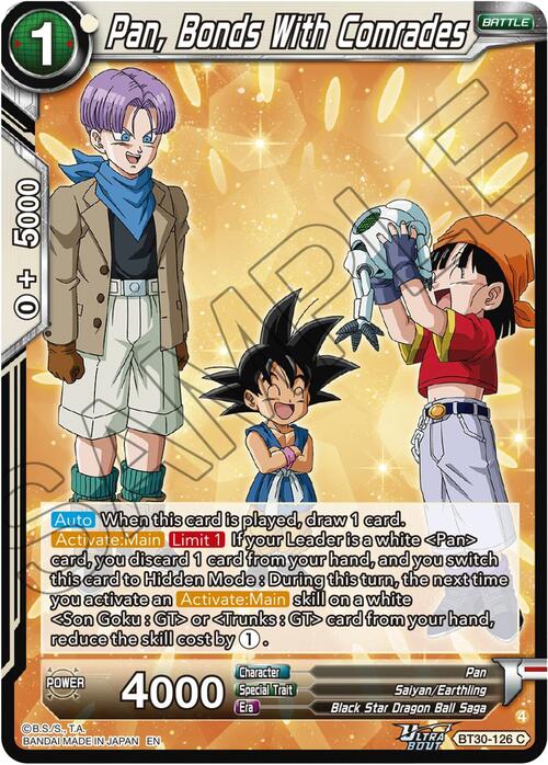 Pan, Bonds With Comrades Card Front