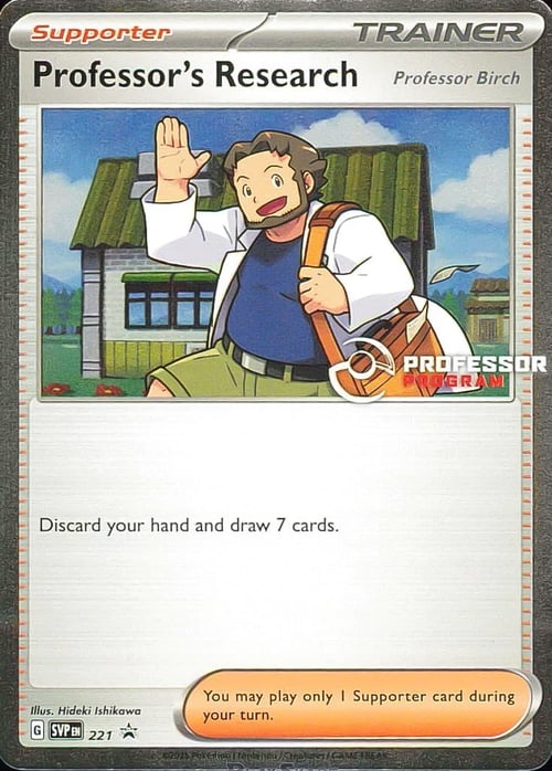 Professor's Research - Professor Birch Card Front