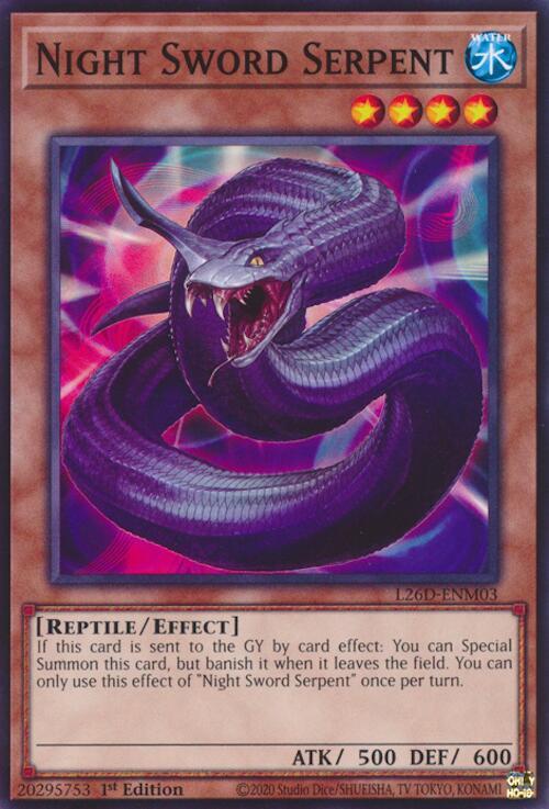 Night Sword Serpent Card Front