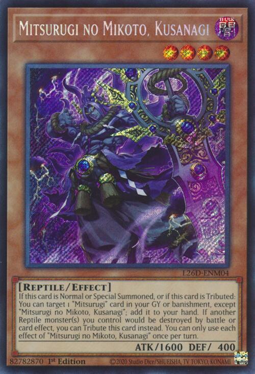 Mitsurugi no Mikoto, Kusanagi Card Front
