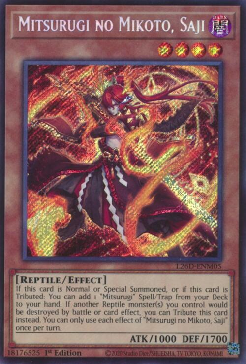 Mitsurugi no Mikoto, Saji Card Front