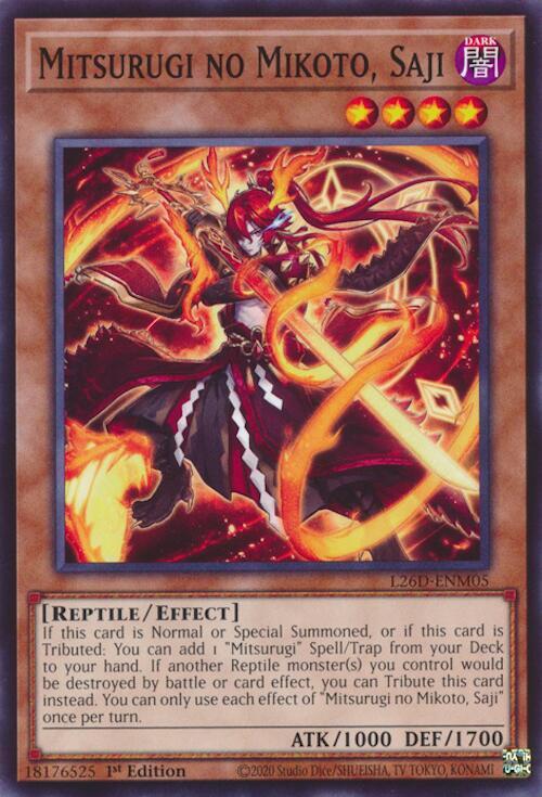 Mitsurugi no Mikoto, Saji Card Front