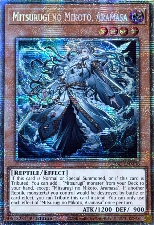 Mitsurugi no Mikoto, Aramasa Card Front