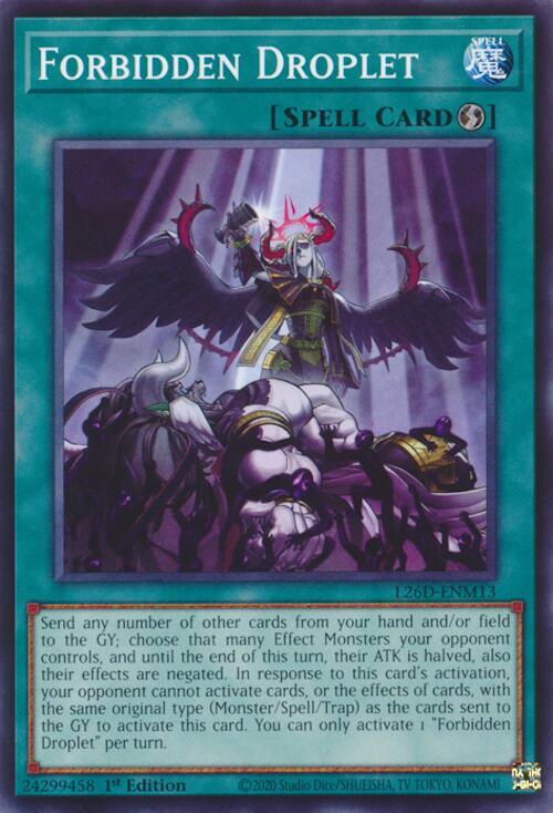 Forbidden Droplet Card Front