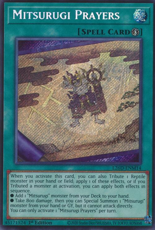 Mitsurugi Prayers Card Front