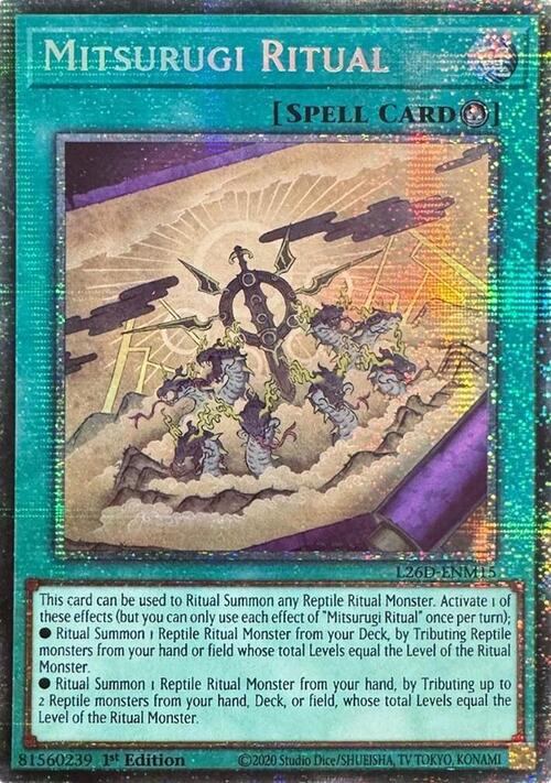 Mitsurugi Ritual Card Front