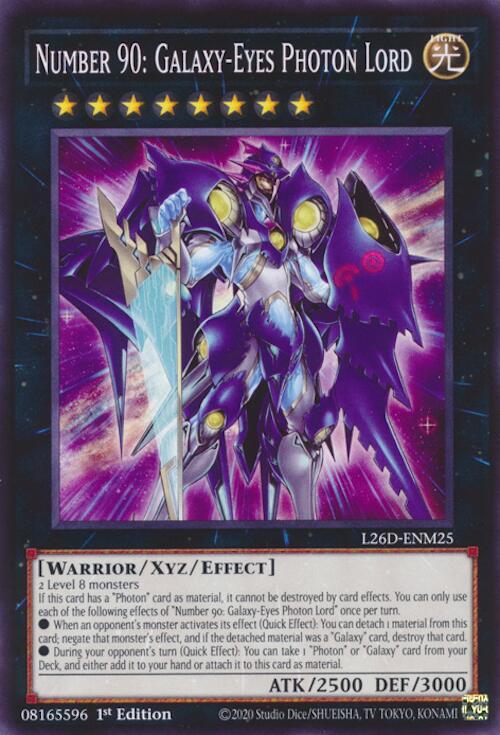 Number 90: Galaxy-Eyes Photon Lord Card Front