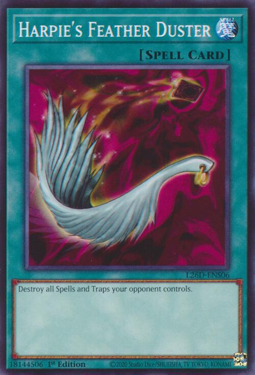 Harpie's Feather Duster Card Front