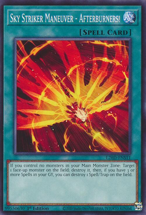 Sky Striker Maneuver - Afterburners! Card Front
