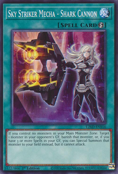 Sky Striker Mecha - Shark Cannon Card Front