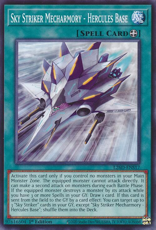 Sky Striker Mecharmory - Hercules Base Card Front