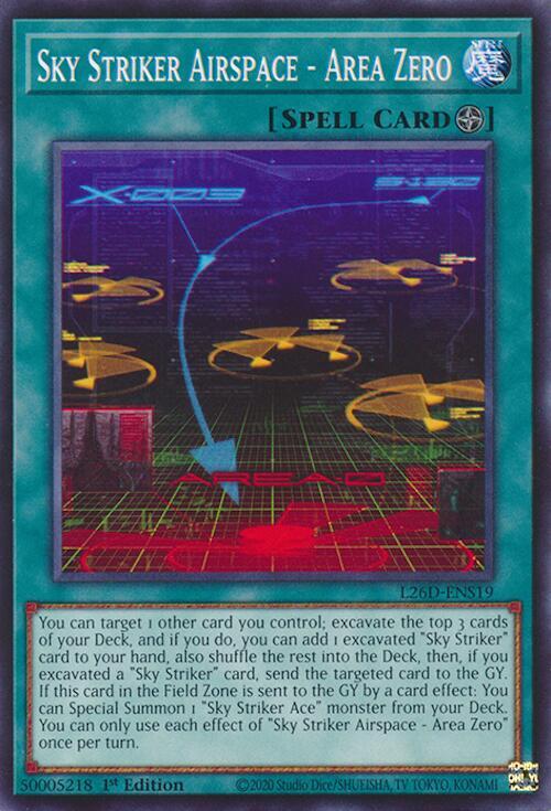 Sky Striker Airspace - Area Zero Card Front