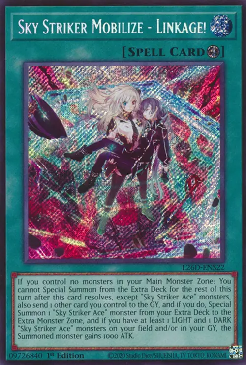 Sky Striker Mobilize - Linkage! Card Front