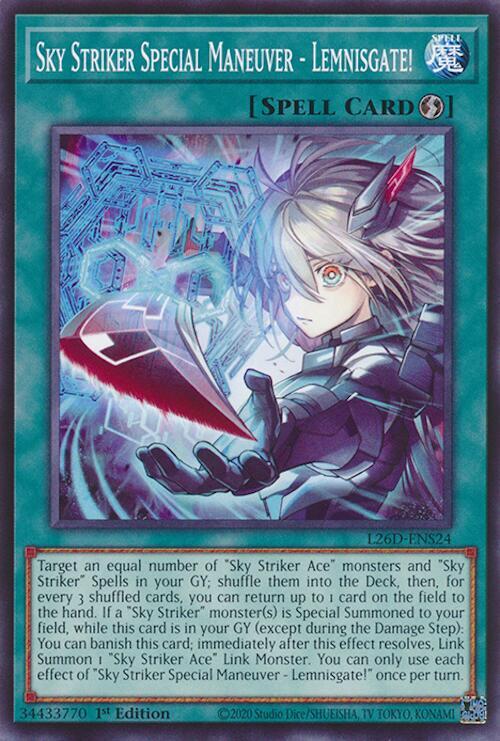 Sky Striker Special Maneuver - Lemnisgate! Card Front