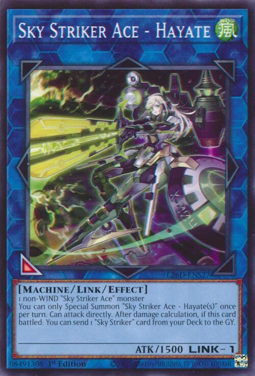 Sky Striker Ace - Hayate Card Front