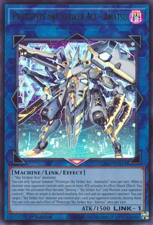 Prototype Sky Striker Ace - Amatsu Card Front