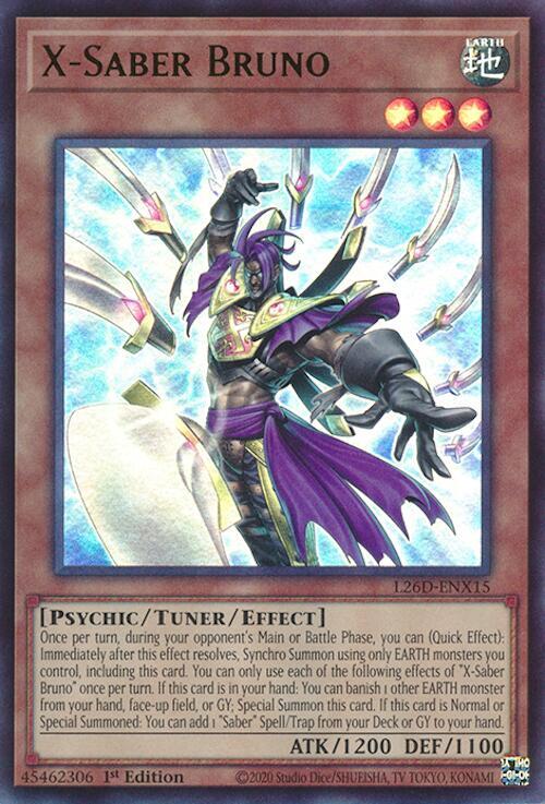 X-Saber Bruno Card Front