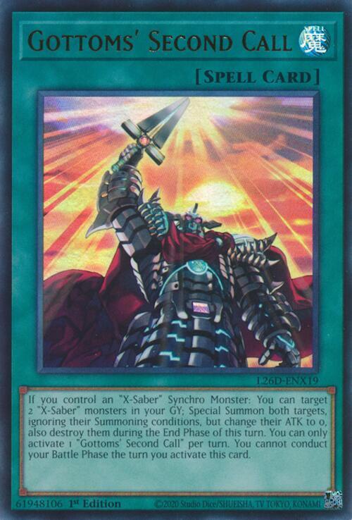Secondo Richiamo di Gottoms Card Front