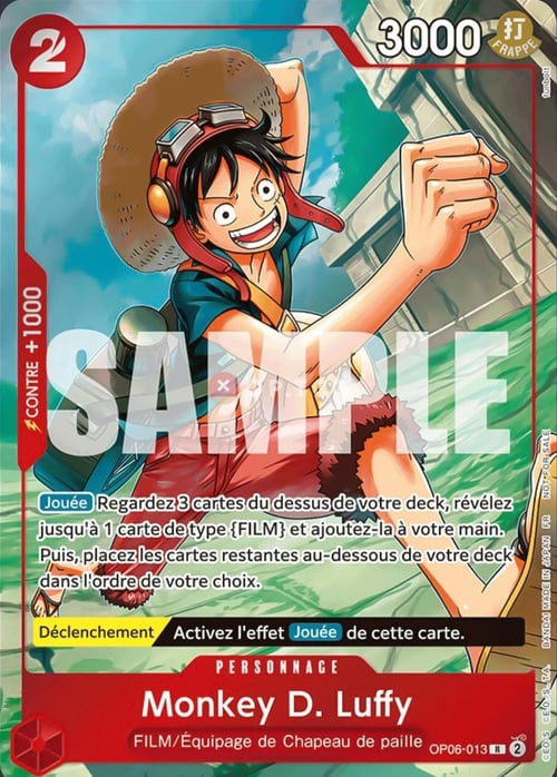 Monkey.D.Luffy Card Front