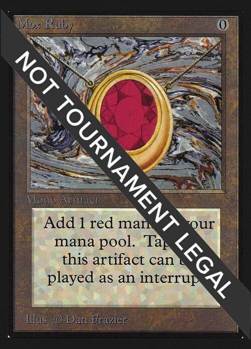 Mox Ruby Card Front