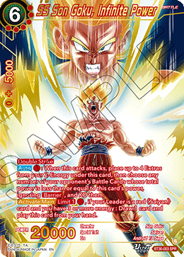SS Son Goku, Infinite Power Frente