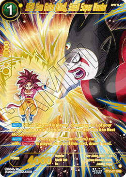 SS4 Son Goku , Small Super Warrior Card Front