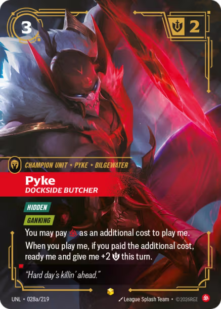 Pyke - Dockside Butcher Card Front