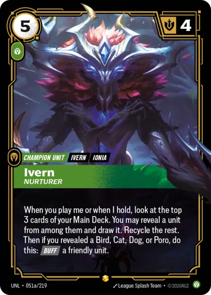 Ivern - Nurturer Card Front